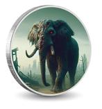 Canada. 5 Dollars 2025 Postapokalyptischer Elefant