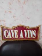 Enseigne CAVE A VINS - Reclamebord - Hout, Antiek en Kunst