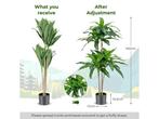Costway Kunstdracaena - Kunstboom met 92 Bladeren - 140 cm, Huis en Inrichting, Woonaccessoires | Overige, Verzenden, Nieuw