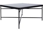 Salontafel Smooth - Large - Vierkant Mat Zwart - 80x80x40cm, Verzenden, Nieuw