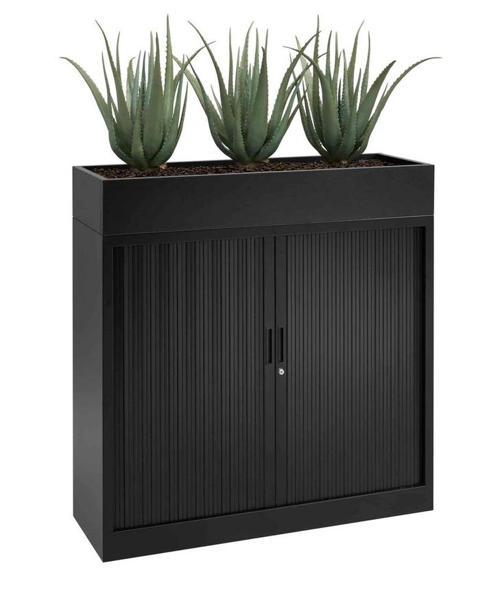 Roldeurkast met plantenbak 152,5 x 120 x 43 cm, Zakelijke goederen, Kantoor en Winkelinrichting | Kantoormeubilair en Inrichting