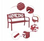 2dekans | Coast Tuinbank – Metalen Parkbank met Rugleuning –, Tuin en Terras, Tuinbanken, Ophalen of Verzenden, Zo goed als nieuw