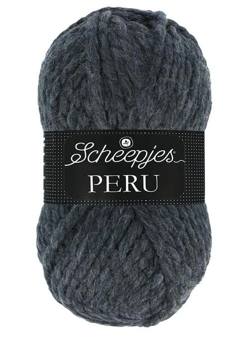 Scheepjes Peru - 70 antraciet - Alpaca/Acryl Bulky Dik Gar, Hobby en Vrije tijd, Breien en Haken, Ophalen of Verzenden
