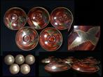 Wajima lacquerware / Japanese Vintage Wooden Bowl / Set of 5