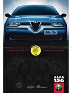 1998 ALFA ROMEO 156 SEDAN BROCHURE NEDERLANDS, Boeken, Auto's | Folders en Tijdschriften, Nieuw, Alfa Romeo, Author