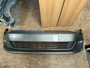 VW Golf 7 Voorbumper 4x pdc kls LIMESTONE GREY LA7N beschikbaar voor biedingen