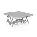 Campart Campingtafel TA-0875 - Picknicktafelset 4 personen -, Caravans en Kamperen, Kampeermeubelen, Ophalen of Verzenden, Zo goed als nieuw