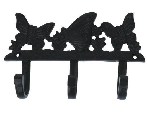 Kapstokrek Vlinder ijzer zwart, Huis en Inrichting, Woonaccessoires | Kapstokken, Nieuw, Ophalen of Verzenden