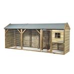 Kippenhok Douglas – Groot Kippenhok met Overdekte Ren., Verzenden, Nieuw, Kippenhok of Kippenren