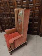 Fauteuil - Hout, Leder