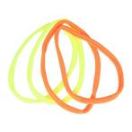 Haarband Endless Sport Elastiek Nylon 4 Stuks Geel Oranje, Nieuw