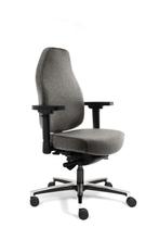 24 uurs stoelen, bureaustoel lange mensen, Nieuw, Grijs, Ergonomisch, Bureaustoel