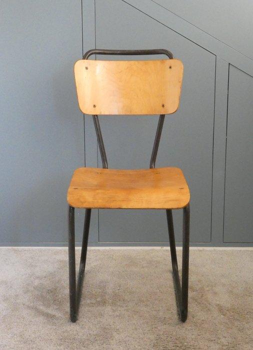 Gispen - Ch. Hoffmann - Stoel - Model 114 - IJzer, Multiplex, Antiek en Kunst, Antiek | Meubels | Stoelen en Banken