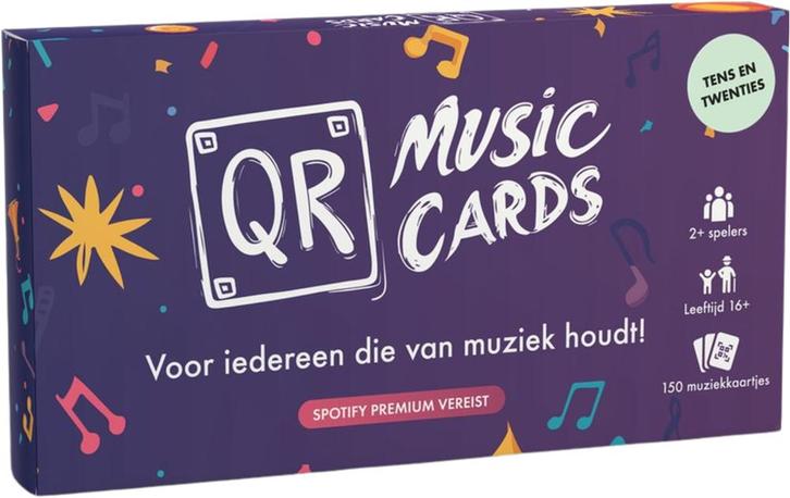 QR Music Cards - Tens en Twenties | Jora Games -, Hobby en Vrije tijd, Gezelschapsspellen | Kaartspellen, Nieuw, Verzenden