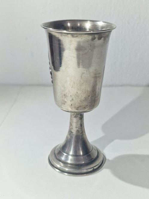 Kinderbeker - .800 zilver - Bar Mitswa Kidush, Antiek en Kunst, Antiek | Goud en Zilver