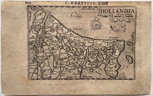 Nederland - Zuid-Holland, Noord-Holland; Cornelis Claesz.,, Boeken, Atlassen en Landkaarten