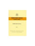 1954 MERCEDES BENZ TYP 180 D INSTRUCTIEBOEKJE ENGELS, Auto diversen, Handleidingen en Instructieboekjes