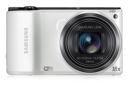 Samsung WB-202F Digitale Compact Camera - Wit, Audio, Tv en Foto, Fotocamera's Digitaal, Zo goed als nieuw, Verzenden