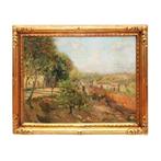 Lluís Vila i Plana (1921-1992) - Pueblo sobre la ladera, Antiek en Kunst