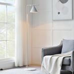 [lux.pro] Vloerlamp staande lamp Leicester 160 cm metaal mar, Huis en Inrichting, Lampen | Vloerlampen, Verzenden, Nieuw