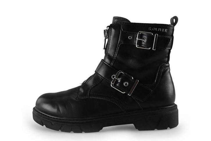 Soliver biker boots in maat 39 Zwart | 25% korting, Kleding | Dames, Schoenen, Zwart, Zo goed als nieuw, Overige typen, Verzenden