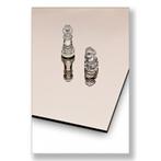 Spiegel 4 mm Verzilverd Brons met afgewerkte randen, Doe-het-zelf en Verbouw, Glas en Ramen, Ophalen of Verzenden, Nieuw