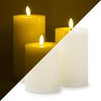 Led kaars | Lumineo | 3 stuks, Huis en Inrichting, Woonaccessoires | Kandelaars en Kaarsen, Verzenden, Nieuw