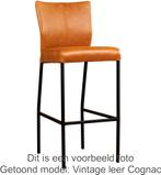 Leren Barkruk Revolt Bruin Bruine Keukenstoel Bruin Leer, Nieuw, Vijf, Zes of meer stoelen, Leer, Ophalen of Verzenden