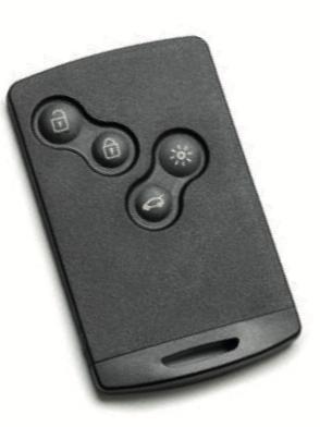 Renault Megane 3 (2008-2016) sleutel, 4 knop remote, Auto-onderdelen, Overige Auto-onderdelen, Ophalen