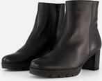 Gabor Enkellaarsjes - maat 38.5 - zwart Leer - Dames, Kleding | Dames, Schoenen, Verzenden, Nieuw