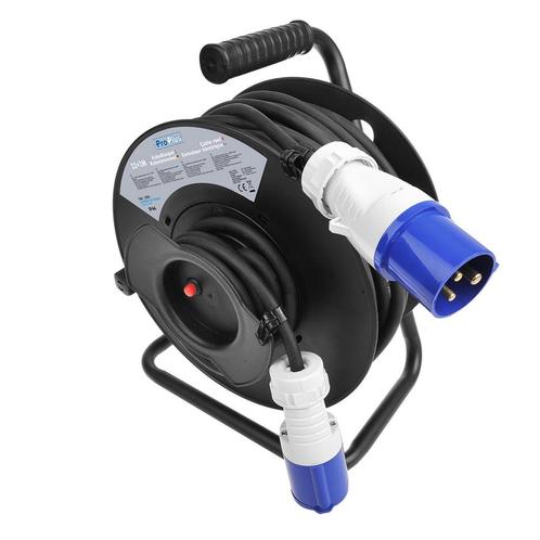 Kabelhaspel CEE 25M, Caravans en Kamperen, Camper-accessoires, Verzenden