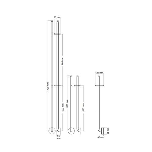 Elektrische Radiator Stick Instamat Jay 175 cm 29W, Doe-het-zelf en Verbouw, Verwarming en Radiatoren, Ophalen of Verzenden