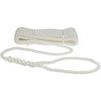 14mm x 15m Landvast met Lus 3-Strengs Polyester Wit, Watersport en Boten, Bootonderdelen, Ophalen of Verzenden, Nieuw