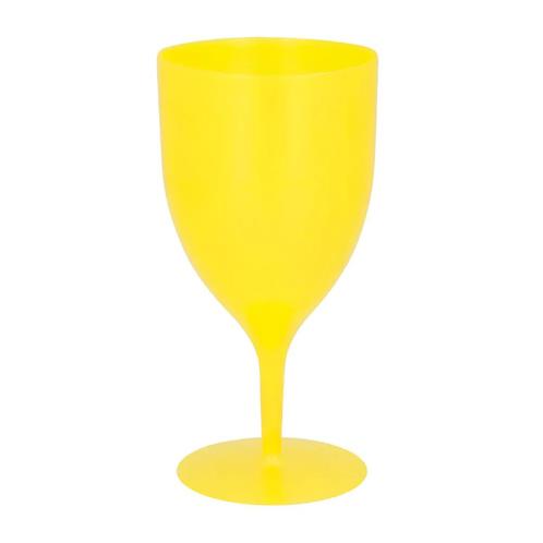 Geel Wijnglas 350ml, Hobby en Vrije tijd, Feestartikelen, Nieuw, Verzenden