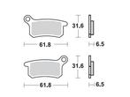 Braking Sintered Voor / Achter remblokken 873CM44, Verzenden