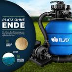 Tillvex® Zandfilter - Zandfilterpomp - 7900L/u - Blauw, Verzenden, Nieuw