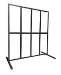 Mobiel Terrasscherm | 8 Panelen | Zwart