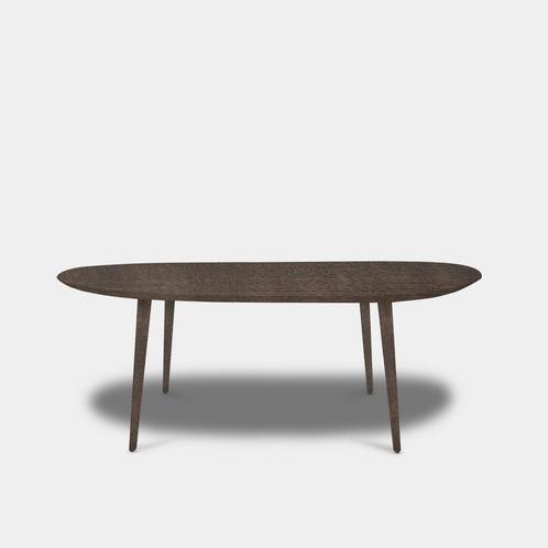 Tafel organisch eikenhout  Konisch  250x110, Huis en Inrichting, Tafels | Eettafels