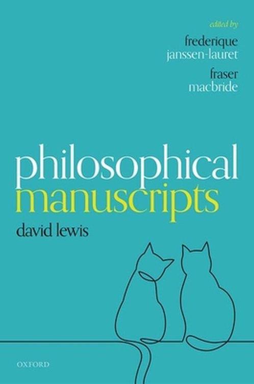Philosophical Manuscripts 9780192847393 David Lewis, Boeken, Taal | Engels, Zo goed als nieuw, Verzenden