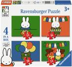 Nijntje 70 jaar 4-in-1 Puzzel (6,9,12,16 stukjes) |, Verzenden, Nieuw