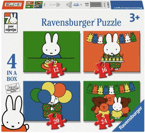 Nijntje 70 jaar 4-in-1 Puzzel (6,9,12,16 stukjes) |, Kinderen en Baby's, Speelgoed | Kinderpuzzels, Nieuw, Verzenden