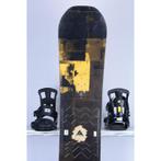 165 snowboard BURTON RADIUS WIDE, black/dark yellow, woodcor, Verzenden, Gebruikt, Board
