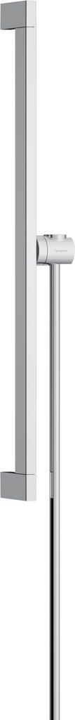 Hansgrohe Unica glijstang E Puro 65 cm met easy slide, Ophalen of Verzenden, Nieuw, Chroom, Kraan