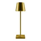 Tafellamp | Deluxe | LED | Dimbaar | Oplaadbaar | Goud, Nieuw