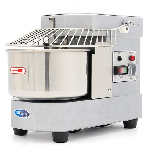 Spiraalkneder - 8 L - 4,5 Kg Deeg - Zilvergrijs, Witgoed en Apparatuur, Keukenmixers, Nieuw, 3 snelheden of meer, 4 liter of meer