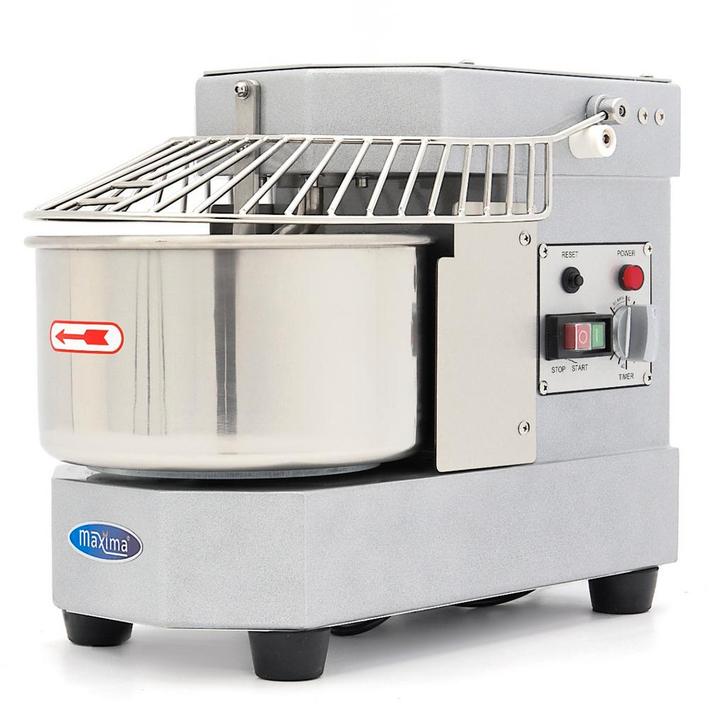 Spiraalkneder - 8 L - 4,5 Kg Deeg - Zilvergrijs, Witgoed en Apparatuur, Keukenmixers, Nieuw, 3 snelheden of meer, 4 liter of meer