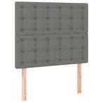 Hoofdborden 80cm stof donkergrijs | retourdeal 40%, Ophalen of Verzenden, Nieuw, 80 cm