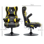 TRUUSK Gaming Stoel - Schommel- en Kiepfunctie - Ergonomisch, Verzenden
