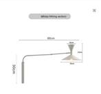 Industriële Wandlamp – Draaibaar Design voor Slaapkamer, Huis en Inrichting, Lampen | Wandlampen, Verzenden, Nieuw