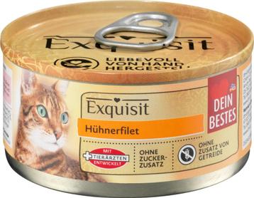 Je besteKattennatvoer met kipfilet, Exquisit, 70 gVolle... beschikbaar voor biedingen